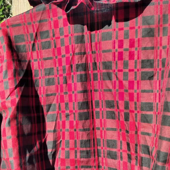 Ralph Lauren 90s vintage plaid ruffled top blouse S/M - Picture 8 of 11